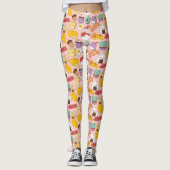 Kawaii Food Leggings (Voorkant)