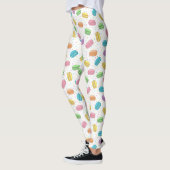 Kawaii Food Pastel French Macarons Patterned Leggings (Links)