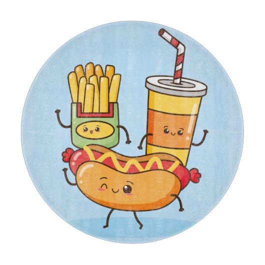 Kawaii Food Snijplank (Voorkant)