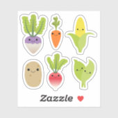 Kawaii Food Sticker (Vel)