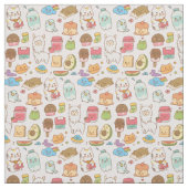 Kawaii Food Stof (Swatch)