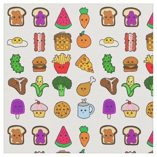 Kawaii Food Stof (Close Up)