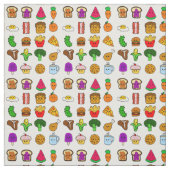 Kawaii Food Stof (Swatch)