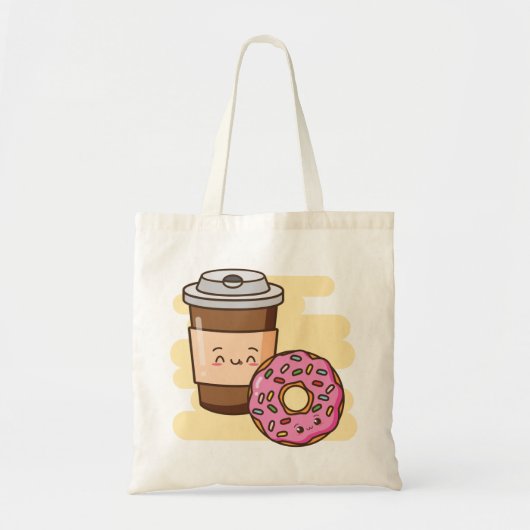 Kawaii Food Tote Bag (Voorkant)