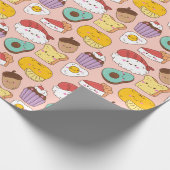 Kawaii Food Wrapping Paper Cadeaupapier (Hoek)