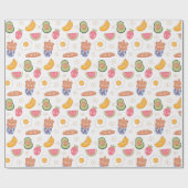 Kawaii Food Wrapping Paper Cadeaupapier (Vlak)