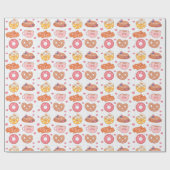 Kawaii Food Wrapping Paper Cadeaupapier (Vlak)