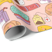 Kawaii Food Wrapping Paper Cadeaupapier (Rol Hoek)