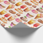 Kawaii Food Wrapping Paper Cadeaupapier (Hoek)