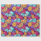 Kawaii Food Wrapping Paper Cadeaupapier (Vlak)