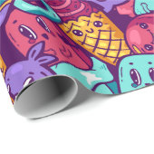 Kawaii Food Wrapping Paper Cadeaupapier (Rol Hoek)