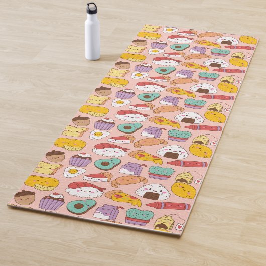 Kawaii Food Yoga Mat (In situ)