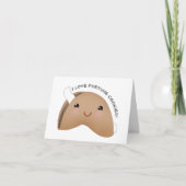 Kawaii Fortune Cookie Day Kaart (Voorkant)