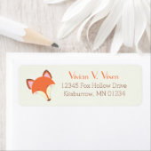 Kawaii Fox Etiket (Insitu)