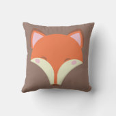 Kawaii Fox - Het is een meisje! Kussen (Achterkant)