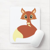Kawaii Fox Mouse Mat Muismat (Met muis)