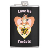 Kawaii Foxy Cosplay Love Heart Heupfles (Voorkant)