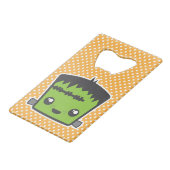 Kawaii Frankenstein Bottle Opener Creditkaart Flessenopener (Voorkant Gekanteld)