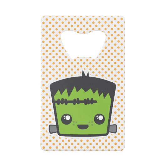Kawaii Frankenstein Bottle Opener Creditkaart Flessenopener (Voorkant)