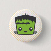 Kawaii Frankenstein Button (Voorkant)