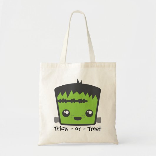 Kawaii Frankenstein Canvas tas (Voorkant)