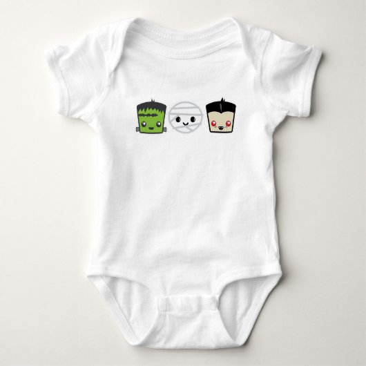 Kawaii Frankenstein Clothing Romper (Voorkant)
