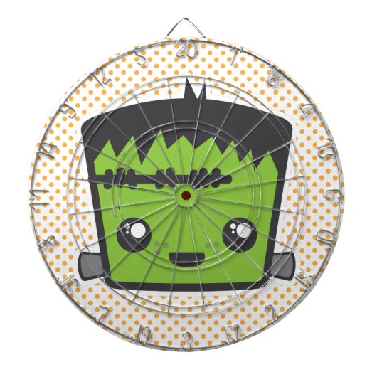 Kawaii Frankenstein Dart Board Dartbord (Voorkant)