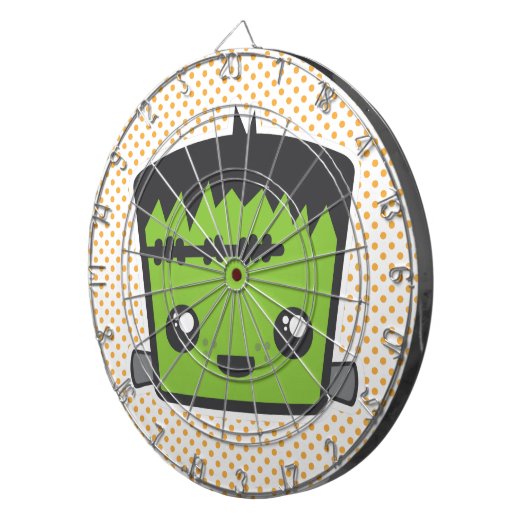 Kawaii Frankenstein Dart Board Dartbord (Voorkant Rechts)