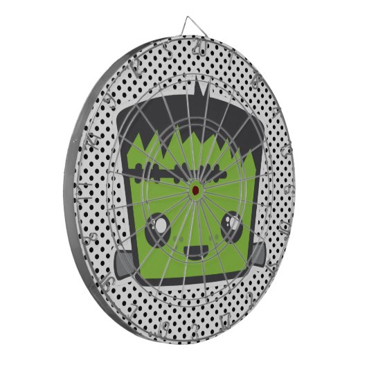 Kawaii Frankenstein Dart Board Dartbord (Voorkant Links)