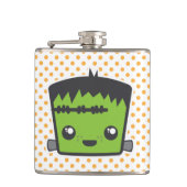 Kawaii Frankenstein Flask Heupfles (Voorkant)