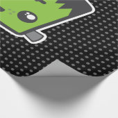 Kawaii Frankenstein Gift Wrap Cadeaupapier (Hoek)