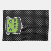 Kawaii Frankenstein Kitchen Towel Theedoek (Horizontaal)