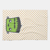 Kawaii Frankenstein Kitchen Towel Theedoek (Horizontaal)