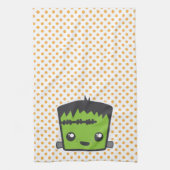 Kawaii Frankenstein Kitchen Towel Theedoek (Verticaal)