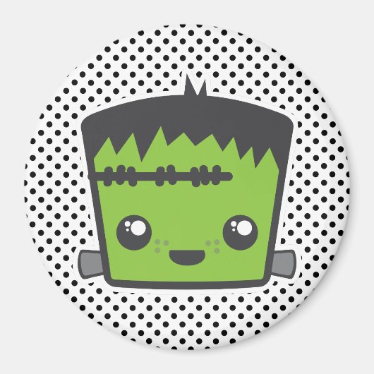 Kawaii Frankenstein Magnet (Voorkant)