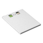 Kawaii Frankenstein Mummy Dracula Notitieblok (Schuin)