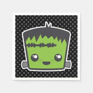 Kawaii Frankenstein Napkins Servet