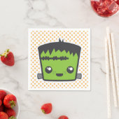 Kawaii Frankenstein Napkins Servet (Insitu)
