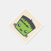 Kawaii Frankenstein Napkins Servet (Hoek)