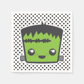 Kawaii Frankenstein Napkins Servetten (Voorkant)