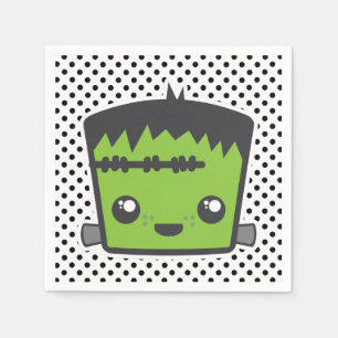 Kawaii Frankenstein Napkins Servetten