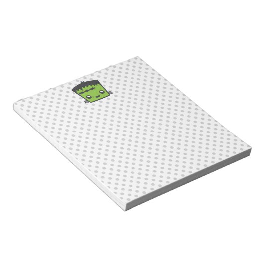 Kawaii Frankenstein Notitieblok (Schuin)