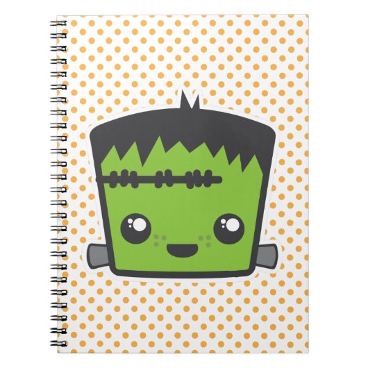 Kawaii Frankenstein Notitieboek (Voorkant)