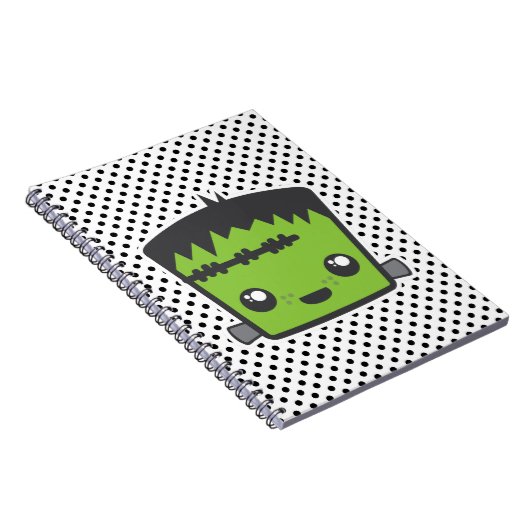 Kawaii Frankenstein Notitieboek (Rechterzijde)