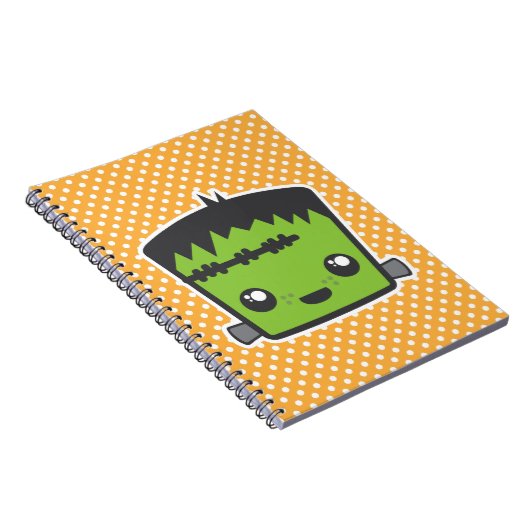 Kawaii Frankenstein Notitieboek (Rechterzijde)
