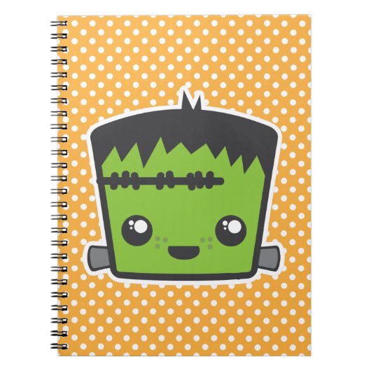 Kawaii Frankenstein Notitieboek (Voorkant)