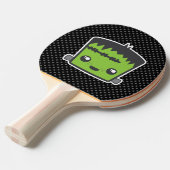 Kawaii Frankenstein Ping Pong Paddle Tafeltennisbatje (Voorkant Gekanteld)