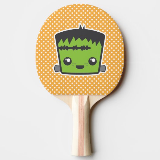 Kawaii Frankenstein Ping Pong Paddle Tafeltennisbatje (Achterkant)