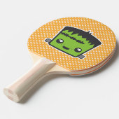 Kawaii Frankenstein Ping Pong Paddle Tafeltennisbatje (Voorkant Gekanteld)