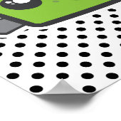 Kawaii Frankenstein Poster Print (Hoek)